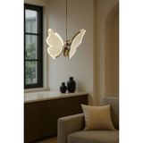 Mikasso Tekli Sarkıt LED Luxury LED Avize Yatak Başı Ayna Önü Sarkıt Krom LED Avize Metal 1 E27 Metalik Antr - Çok Renkli