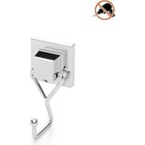 Mikasso Tekno Tel EF-237 Yapışkanlı Banyo Tekli Askı Bornozluk Krom - Çok Renkli