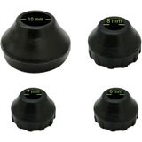 Mikasso Tel Sandalye Masa Sehpa Ayak Pabucu 10 mm (20 Adet) Siyah