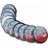 Mikasso Temflex 1300E Siyah 10'lu Paket Pvc Izole Bant 0.13X19X0.13MM Gri