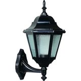 Mikasso Teras Balkon Bahçe Apliği Modern Boy 42CM Siyah Bahçe Aydınlatması Aplik Lambası 970 - Çok Renkli