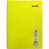 Mikasso Text Neon Defter A5 40YP Çizgili - Sarı Karton Düz Çizgili 40 Yaprak Orta Boy Sarı Okul Defterleri - Çok Renkli