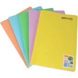 Mikasso Text Pastel Defter (A5) 60 Yaprak ( Kareli ) 4 Adet Karton Düz Kareli Orta Boy Çok Renkli Okul Defte