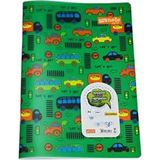 Mikasso Text Up 100 Yaprak A4 Çizgili Defter / Karışık Renk Karton Düz Çizgili 100 Yaprak Büyük Boy Beyaz Ok - Çok Renkli