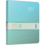 Mikasso The Book Pastel 20X28 400 Yaprak 4 Bölmeli Sert Kapak Ciltli Defter (3486) Kareli Pastel Açık Yeşil - Çok Renkli