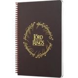 Mikasso The Lord Of The Rings Spiralli Defter Kahverengi - Çizgili Sert Düz Çizgili Orta Boy Kahverengi Kons - Çok Renkli