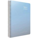 Mikasso Thebook A4 100 Yaprak Kareli Spiralli Sert Kapaklı Defter Sert Spiralli Kareli 100 Yaprak Büyük Boy - Çok Renkli