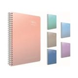 Mikasso Thebook Spırals Sp. Sert Kapaklı Defter 17X24-100 Yp.çizgisiz Sert Spiralli Çizgisiz 100 Yaprak Orta - Çok Renkli