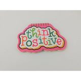 Mikasso Think Positive Telli Not Defteri Karton Spiralli Çizgisiz Küçük Boy Beyaz Not Defteri A6 Konsept Def - Çok Renkli
