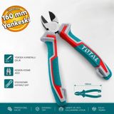 Mikasso THT230606 Ergonomik Saplı 160 mm Metal Inşaat Teli Kesim Kablo Kesme Yankeski - Çok Renkli