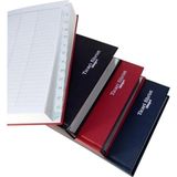 Mikasso Ticari Fihrist 17X24CM Orta Boy Ciltli Sert Kapaklı 16'lı Toplam 180 Yaprak 360 Sayfa Sert Düz Çizgi - Çok Renkli