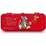 Mikasso Tom&jerry Kırmızı Kutu Kalemlik Çift Taraf 7 Bölmeli Plastik - Çok Renkli