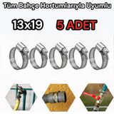 Mikasso Tork Hortum Kelepçesi 5x 1/2 -3/4 Hortumlar Için Uyumludur