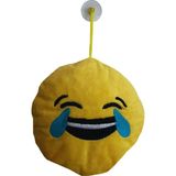 Mikasso Torpido Pandizot Üstü Araç Ön Arka Cam Oto Ayna Aksesuar Süs / Gözü Yaşlı Gülen Surat Emoji Yastık - Çok Renkli