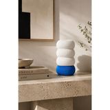 Mikasso Totem Dekoratif Mavi Tasarım Abajur Masa Lambası - 20CM - Salon ve Yaşam Alanı Lambası Plastik Mavi - Çok Renkli