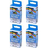 Mikasso Tozsuz Beyaz Tebeşir 10LU (NC-4110) 4 Kutu Beyaz Tebeşir Beyaz - Çok Renkli