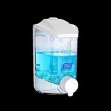 Mikasso TP-193 Hazneli Sıvı Sabunluk - Sıvı Sabun Dispenseri - Şampuan Aparatı - 400 Ml. - Şeffaf Plastik Tu - Çok Renkli