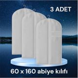 Mikasso Tr Elbise Kılıfı Egelihome 60X160 Pencereli Beyaz 3 60 x 160 Kumaş Kumaş 60 x 160 Beyaz Tr