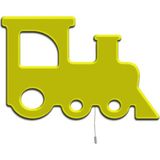 Mikasso Tren Desenli Ahşap Duvar Lambası LED Çocuk Odası Gece Lambası Renk Seçenekli Dekoratif Aydınlatma - Çok Renkli