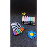 Mikasso Triball Tükenmez Kalem 8 Renk + Masis Pastel Renk Fosforlu Işaretleme Kalemi 6 Lı Set Çok Renkli