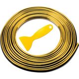 Mikasso Trim Fitilli Yeni Araç Içi Ip Şerit Balık Sırtı Nikelajlı 5 Metre Gold - Çok Renkli