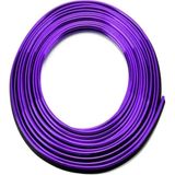 Mikasso Trim Fitilli Yeni Araç Içi Ip Şerit Balık Sırtı Nikelajlı 5 Metre Mor Trimfitil - Çok Renkli