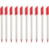 Mikasso Tükenmez Kalem Polo 0.7mm Kırmızı 10'lu Set Kırmızı - Çok Renkli