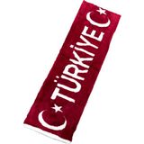 Mikasso Türkiye Baskılı Kırmızı Beyaz Pelüş Torpido Koruma Örtüsü - Çok Renkli