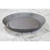 Mikasso Turta Tart Kalıbı 26 cm Granit Efektli Granit Gri