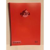 Mikasso U-Deep Extra Pp. Kapak 40 Yaprak Çizgili Defter Sert Spiralli Çizgili 40 Yaprak Orta Boy Kırmızı Oku - Çok Renkli