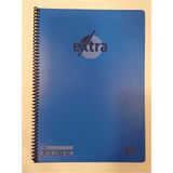 Mikasso U-Deep Extra Pp. Kapak 40 Yaprak Çizgili Defter Sert Spiralli Çizgili 40 Yaprak Orta Boy Mavi Okul D - Çok Renkli