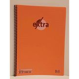 Mikasso U-Deep Extra Pp. Kapak 40 Yaprak Çizgili Defter Sert Spiralli Çizgili 40 Yaprak Orta Boy Turuncu Oku - Çok Renkli