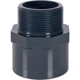 Mikasso Uh-Pvc Tek Taraf Dıştan Dişli Redüksiyonlu Adaptör Ø25X¾"-PN16-(5 Adet)