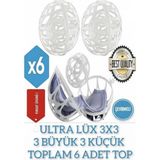 Mikasso Ultra Lüx 3x3 Sütyen ve Çamaşır Yıkama Topu Pratik Plastik Iç Çamaşır Yıkama Topu Tr