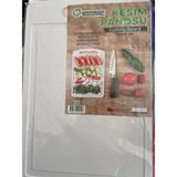 Mikasso Ulu Çınar Plastik Kesim Panosu Plastik Beyaz