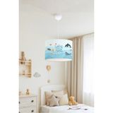 Mikasso Under The Sea Çocuk Odası Sarkıt 28 Cm'lik 242361 Kumaş 1 E27 Mavi Bebek / Çocuk Odası - Çok Renkli