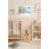 Mikasso Under The Sea Sarkıt Ocean Desenli 242359 Kumaş 1 E27 Mavi Bebek / Çocuk Odası - Çok Renkli