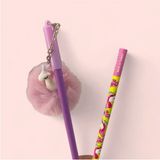 Mikasso Unicorn Peluş Başlıklı Kurşun Kalem ve Kurşun Kalem Set Çok Renkli