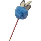 Mikasso Unicorn Ponpon Peluş Kurşun Kalem 1 Adet Peluş Tüylü Tek Boynuzlu Unicorn Figürlü Kurşun Kalem Hediy - Çok Renkli