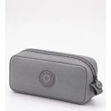 Mikasso Unisex Gri Kalemlik, Tek Gözlü Kalem Kutusu, 20X10X3CM Tekstil Gri - Çok Renkli