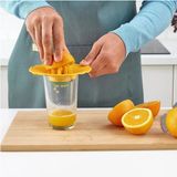 Mikasso Uppfylld Plastik Limon Sıkacağı Çap: 15 cm Pratik Sıkacak Limon Narenciye Sıkıcı Sarı I.k:e.a Plasti