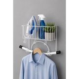 Mikasso Ütü Düzenleyici Raf Ütü Organizeri Ütü Masası Askısı Banyo Duvar Askısı Organizer Beyaz V112W Beyaz - Çok Renkli