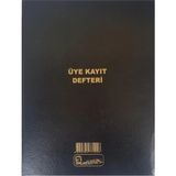 Mikasso Üye Kayıt Defteri Büyükboy - Yayın Evi Sert Düz Çizgisiz Büyük Boy Çok Renkli Konsept Defterler A4