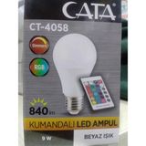 Mikasso Uzaktan Kumandalı LED Ampul / Çok Renkli Ampul / Kumandalı LED Ampul Beyaz