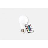 Mikasso Uzaktan Kumandalı Rgb (Renk Değiştiren) E27 Duylu LED Ampul Ct- 4058 Pembe
