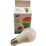 Mikasso Uzled 10W A60 E27 Rgb Kumandalı Renkli LED Ampul - Çok Renkli