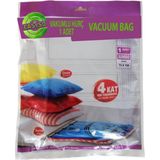 Mikasso Vakumlu Hurç 73 x 130 Elbise Yorgan Battaniye Hurcu 73X130 Vakumlu Saklama Torbası Jumbo Boy Pvc-Pol