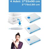 Mikasso Vakumlu Hurç Yorgan Hurcu Valiz Düzenleyici Gardırop Düzenleyici Vakumlu Poşet Seti Wellsoft 155 x 1
