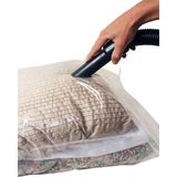 Mikasso Vakumlu Saklama 50X70 Hurç Set Yastık ve Yorgan Hurcu Kıyafet Hurcu Large Plastik Turuncu
