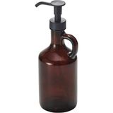 Mikasso Valvardad Sıvı Sabunluk, Kahverengi 380ML Cam Kahverengi - Çok Renkli